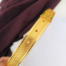 Gold Brass Plain hip belt for women saree Adjustable Indian waist belt [SIZE -38 TO 46 ] adjustable