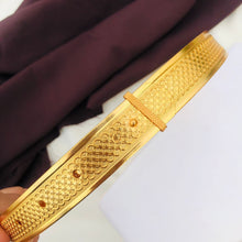Gold Brass Plain hip belt for women saree Adjustable Indian waist belt [SIZE -38 TO 46 ] adjustable