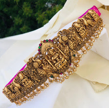Beautiful Lakshmi Devi Hip Belt/hip belt for women saree Adjustable Indian waist belt/Hip Belt/Waist Chain/ Kamarbandh