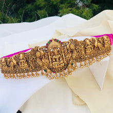 Beautiful Lakshmi Devi Hip Belt/hip belt for women saree Adjustable Indian waist belt/Hip Belt/Waist Chain/ Kamarbandh