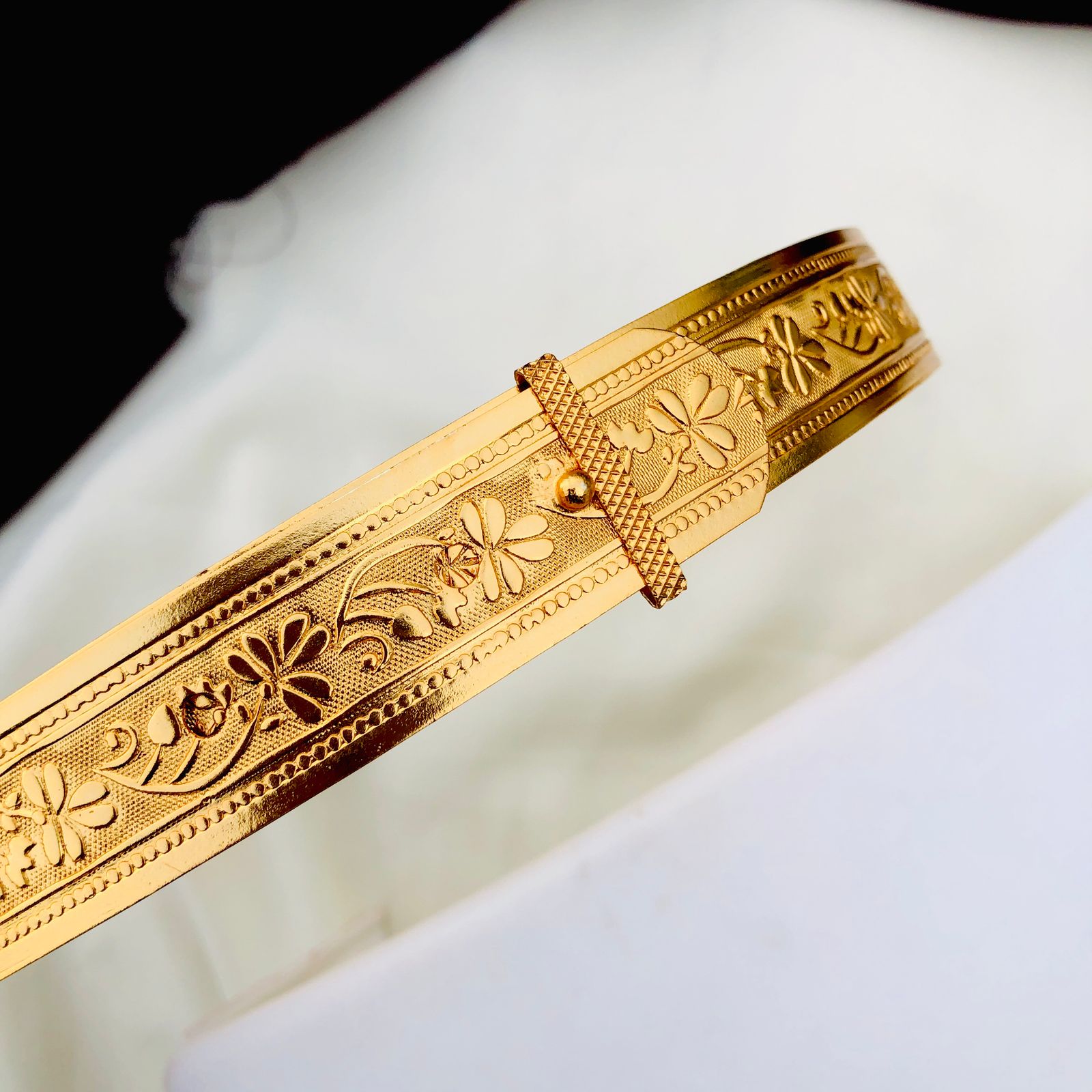 Gold Brass Plain hip belt for women saree Adjustable Indian waist belt [SIZE -38 TO 46 ] adjustable