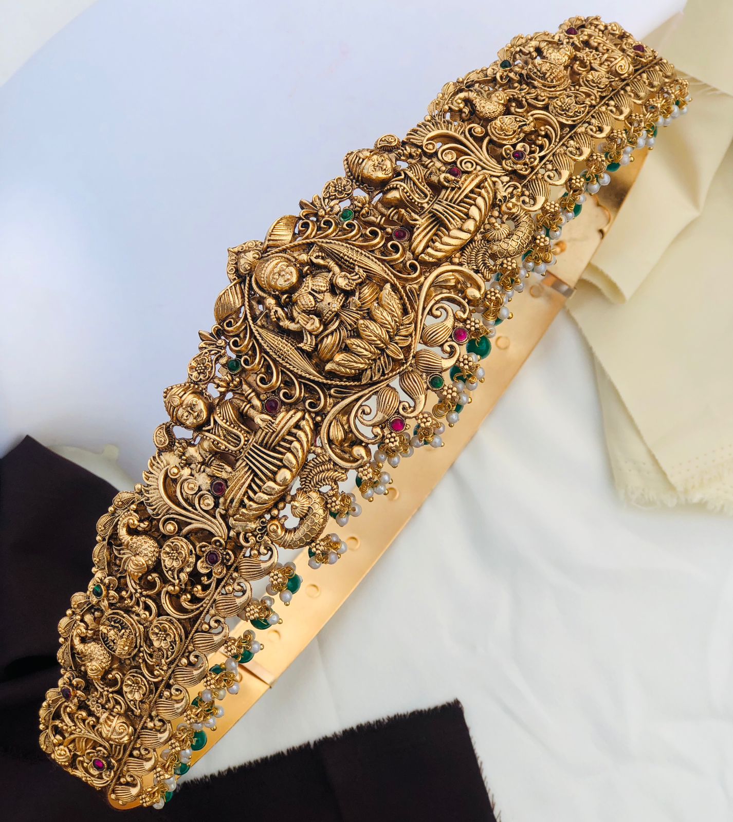 Beautiful Lakshmi Devi Hip Belt/hip belt for women waist belt/Hip Belt/Waist Chain/ Kamarbandh