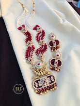 Multicolor Gold Plated Jadau Kundan Necklace Set