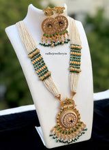 Tribal Long Haram Rajwadi Jewellery Set, All Brass, Premium Quality, 2 Colors