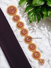 Jada Billai Choti Bridal Jewellery, Kemp stone Hair Accessories