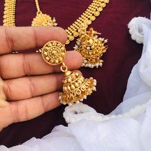 gold Finish Beautiful combo Necklace Set for Women, Gold Plated, Indian Jewelry Set