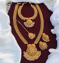 gold Finish Beautiful combo Necklace Set for Women, Gold Plated, Indian Jewelry Set