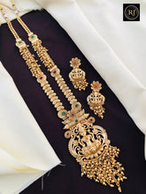 Long Haram Temple Jewellery Set, All Brass, Premium Quality