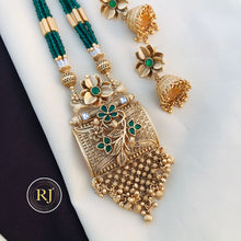 Long Haram rajwadi Jewellery Set, All Brass, Premium Quality