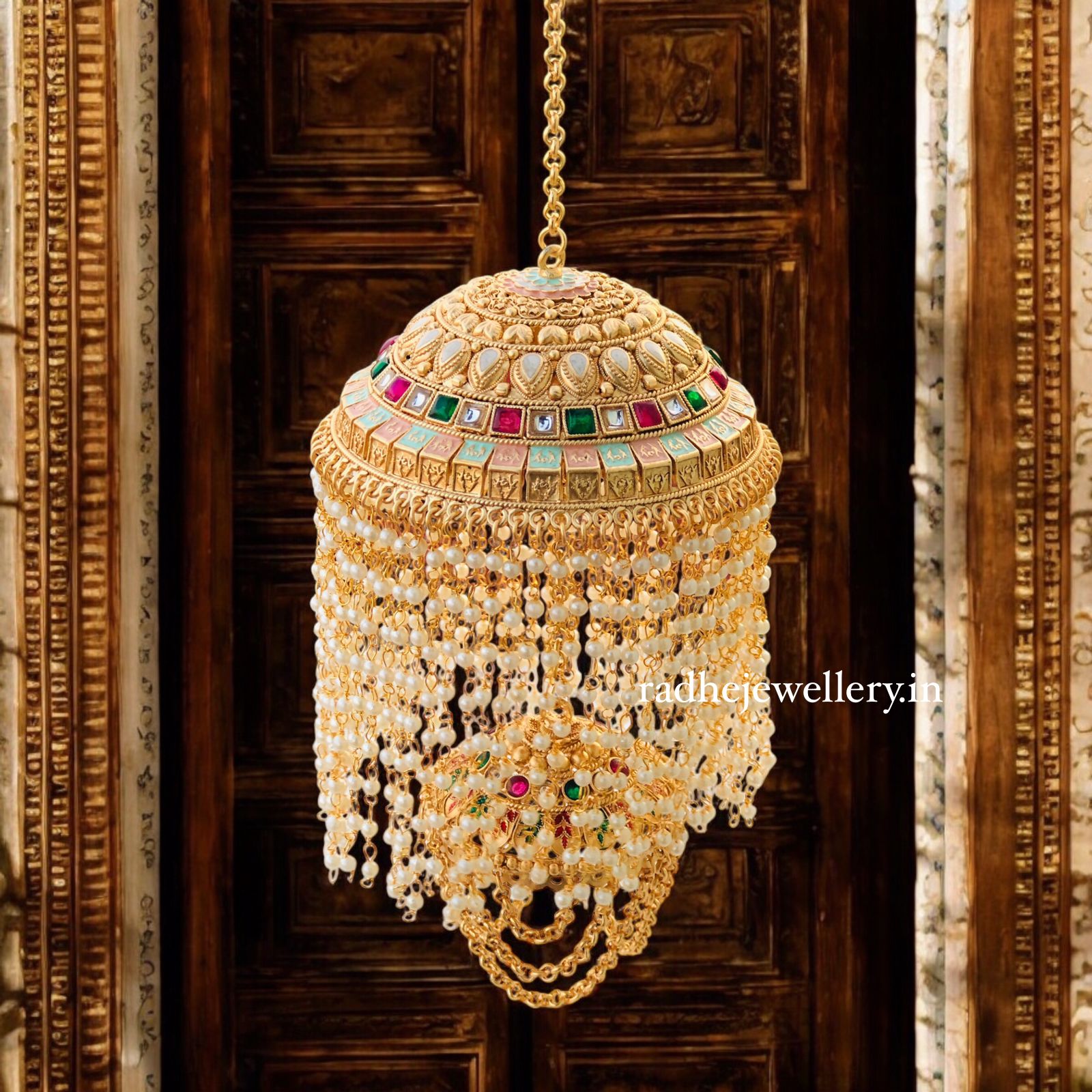 Classic Double jumar /Gold Plated jumar/Wedding Gift/Pooja Accessory