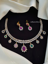 Antique Gold Ad Stone Necklace Design Set