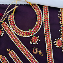 Bharatanatyam Kemp Stone bridel Jewelry set/Dance Jewelry/Natyam Jewellery/Classical Dance Jewelry