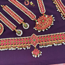 Bharatanatyam Kemp Stone bridel Jewelry set/Dance Jewelry/Natyam Jewellery/Classical Dance Jewelry