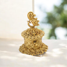 Traditional Peacock Design Kumkum Box