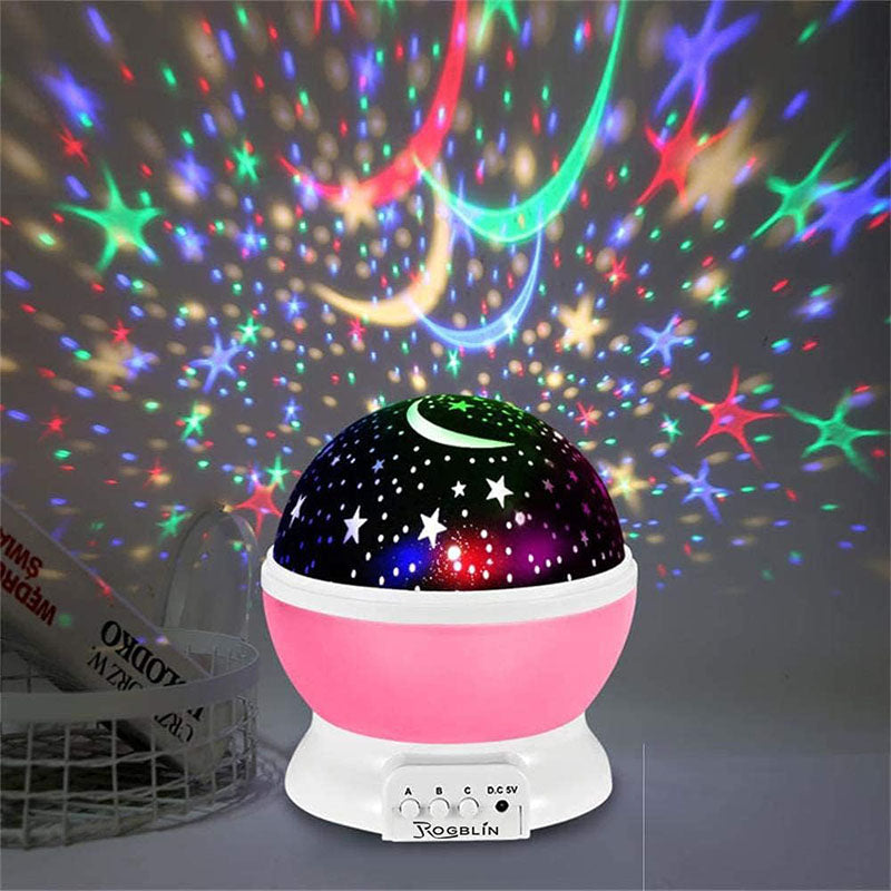 Star Master Rotating 360 Degree Moon Night Light Lamp Projector