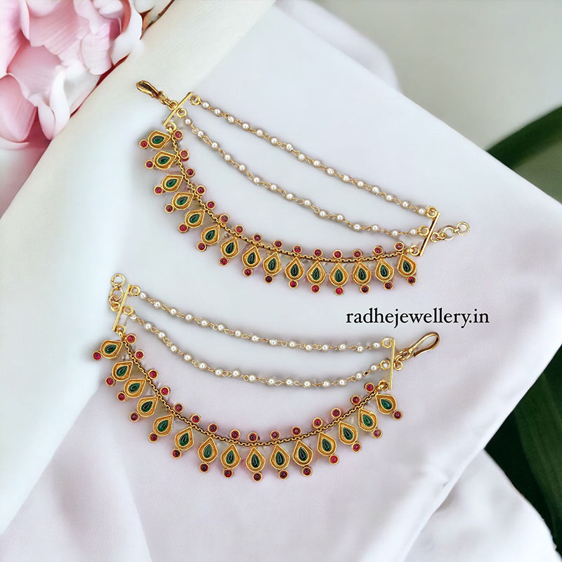 Gold Plated Maattal For Your Traditional Earrings, EarChain Maatil