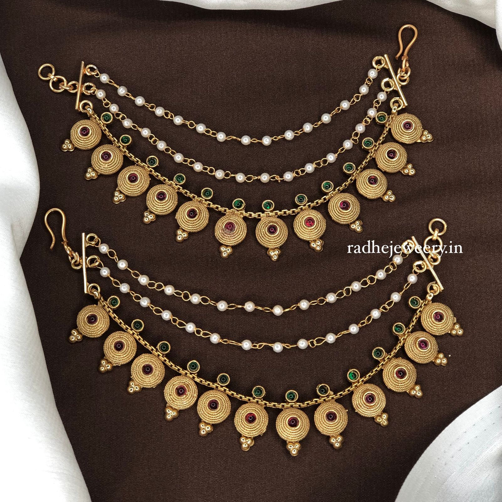 Ear Matty Earchain / Maatil – Radhe jewellery