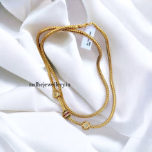 Stylish 3-Step Work Design Mogappu 1 Gram Mop Chain