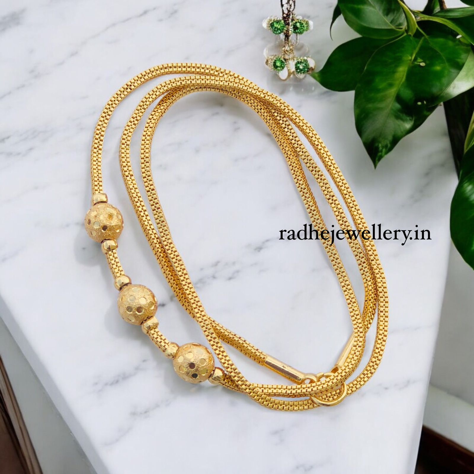 Exclusive Micro Gold Plated Mop Chain