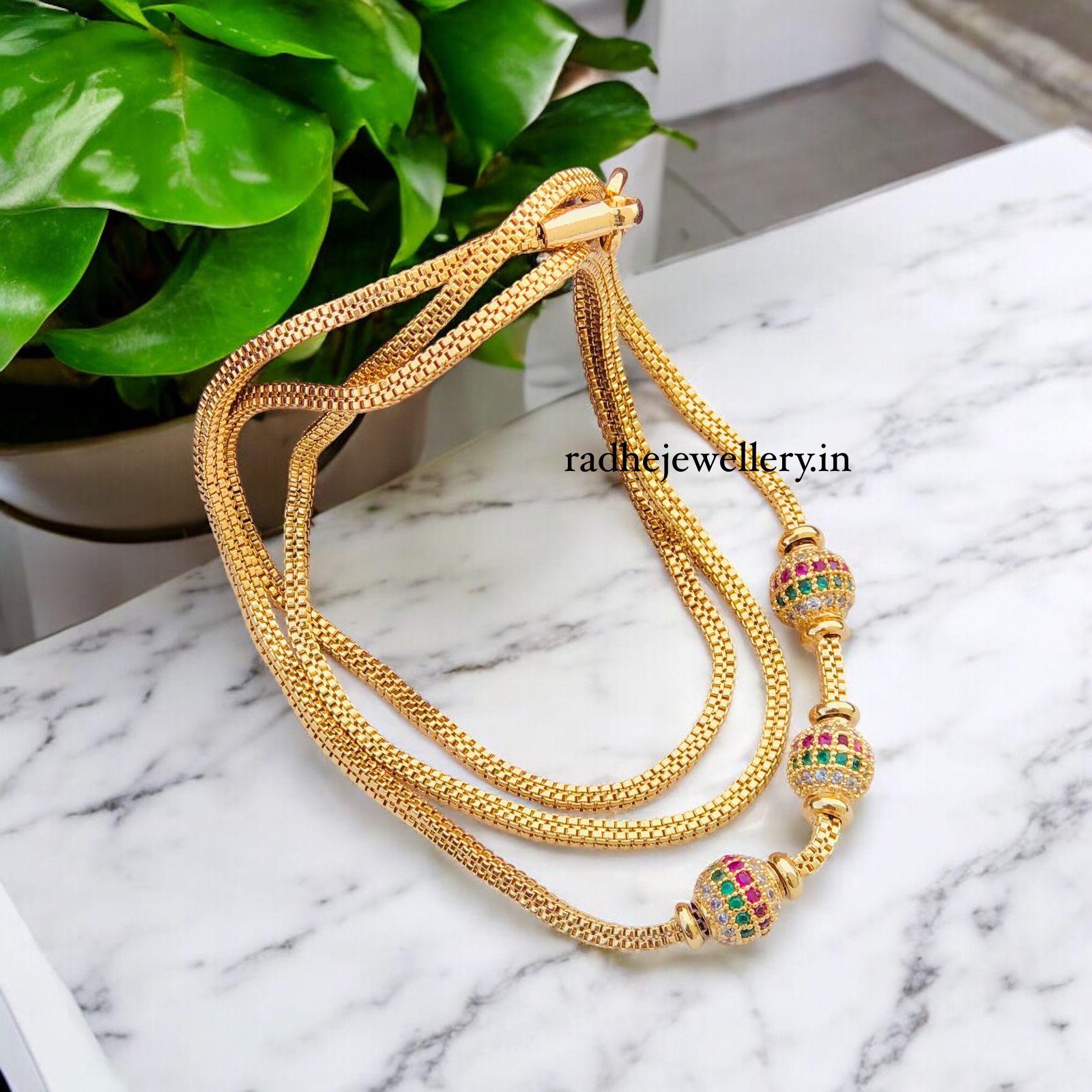 Exclusive Micro Gold Plated Mop Chain