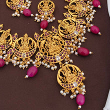 Lakshmi Devi High Neck Chokers, Studded With Pearls