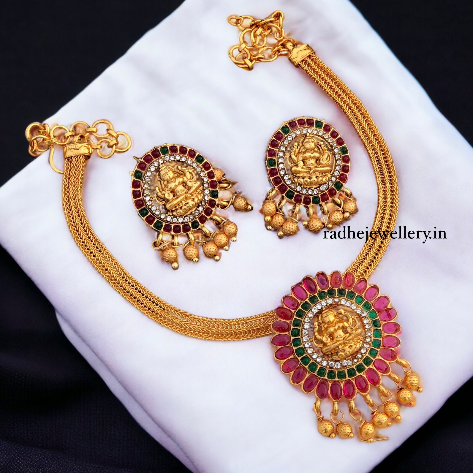 Temple Design Necklace set