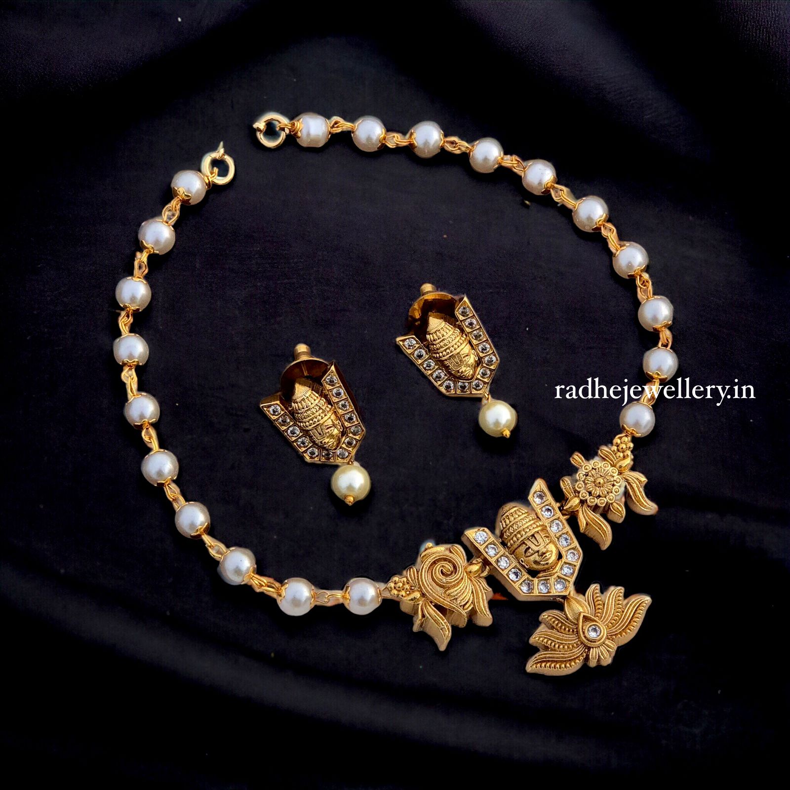 Temple Design Necklace set