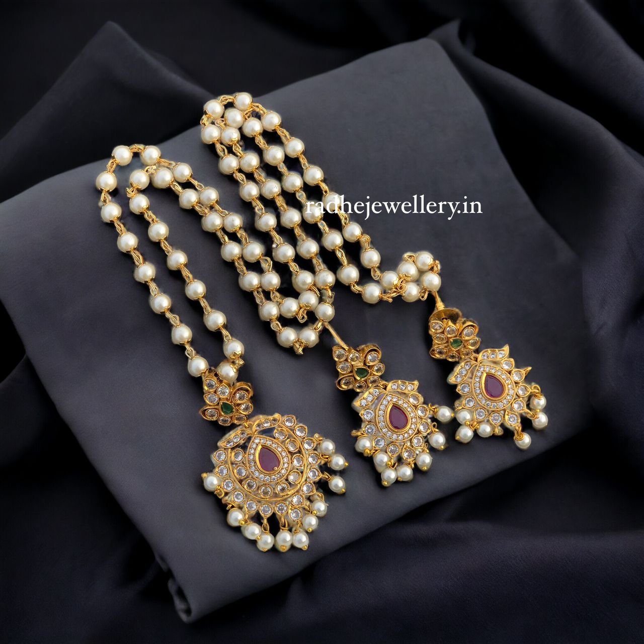 Multicolor Pendant Set Design Necklace set