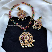 AD Stone Pendant Short Neckpiece