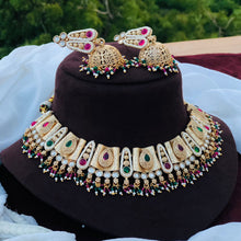 Designer Choker necklace,Polki necklace Kundan,wedding necklace for women/girls