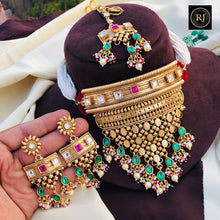New Rajwadi aad | Gold bridal jewellery sets | Rajasthani Aad Necklace Designs for Brides