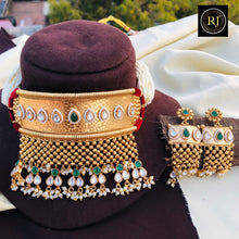 New Rajwadi aad | Gold bridal jewellery sets | Rajasthani Aad Necklace Designs for Brides