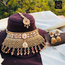 New Rajwadi aad | Gold bridal jewellery sets | Rajasthani Aad Necklace Designs for Brides