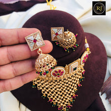 New Rajwadi aad | Gold bridal jewellery sets | Rajasthani Aad Necklace Designs for Brides
