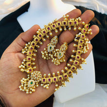 Ruby Stone Short Neckpiece