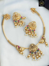 Traditional Lakshmi Hasli Tube Attigai Necklace