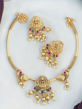 Traditional Lakshmi Hasli Tube Attigai Necklace