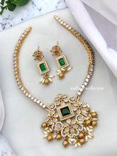 Style Ad Stone with Antique gold premium quality Necklace set