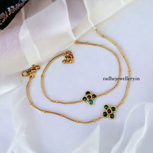 Gold Kundan Payal Anklet for Women & Girls, 4 Colors