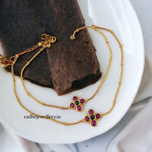 Gold Kundan Payal Anklet for Women & Girls, 4 Colors