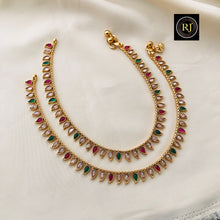 Gold Plated Anklets/South Indian anklet/Indian anklets Indian gold anklets/gift for her/Indian Payal/Golusu/Anklets for Women
