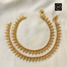 Gold Plated Anklets/South Indian anklet/Indian anklets Indian gold anklets/gift for her/Indian Payal/Golusu/Anklets for Women