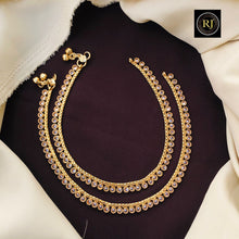 Gold Plated Anklets/South Indian anklet/Indian anklets Indian gold anklets/gift for her/Indian Payal/Golusu/Anklets for Women