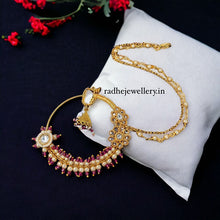 Meenakari Nath, Ethnic Nose Rings For Desi Women & Girls, 2 Colors