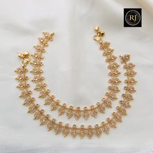 Gold Plated Anklets/South Indian anklet/Indian anklets Indian gold anklets/gift for her/Indian Payal/Golusu/Anklets for Women