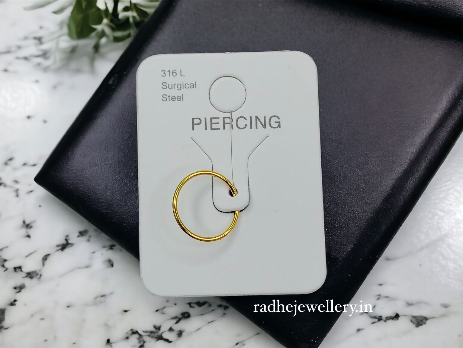 Plain Round- Septum ring / Nose ring / Nose pin/Ear cuff