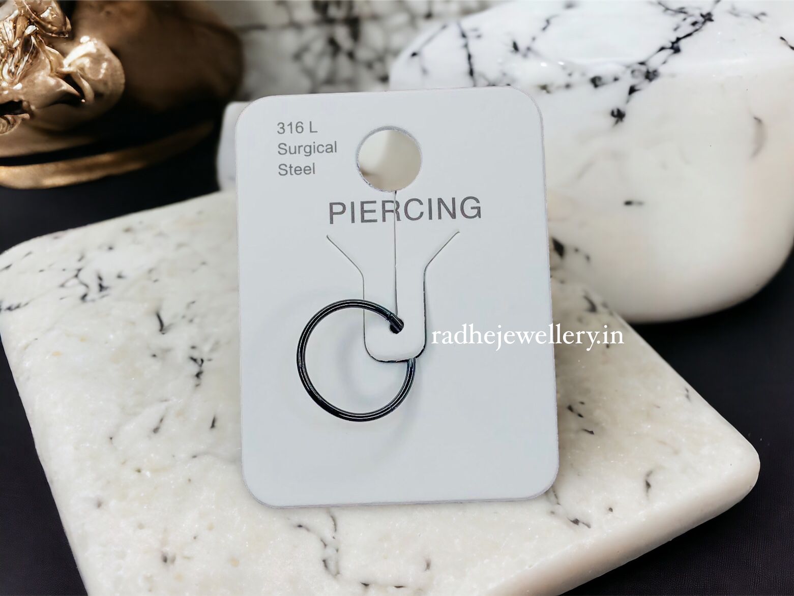 Plain Round- Septum ring / Nose ring / Nose pin/Ear cuff