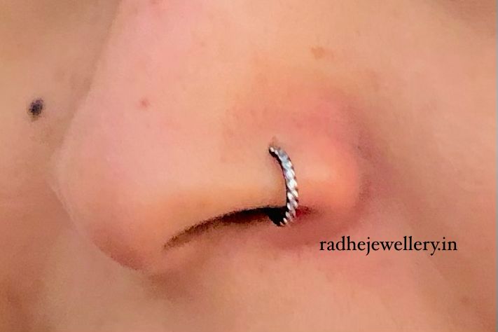 Stone Round- Septum ring / Nose ring / Nose pin/Ear cuff