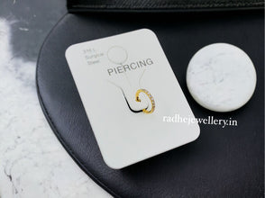 Stone Round- Septum ring / Nose ring / Nose pin/Ear cuff