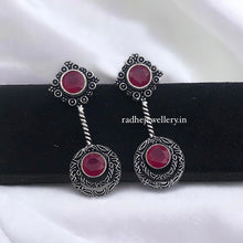 Oxidized Dangler Earrings With Contemporary Look, 9 Color Options